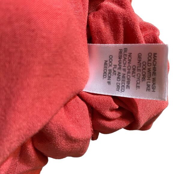 J. Jill Wearever Collection Open Front 3/4 Sleeve Cardigan Sweater Coral Size M - Picture 4 of 7